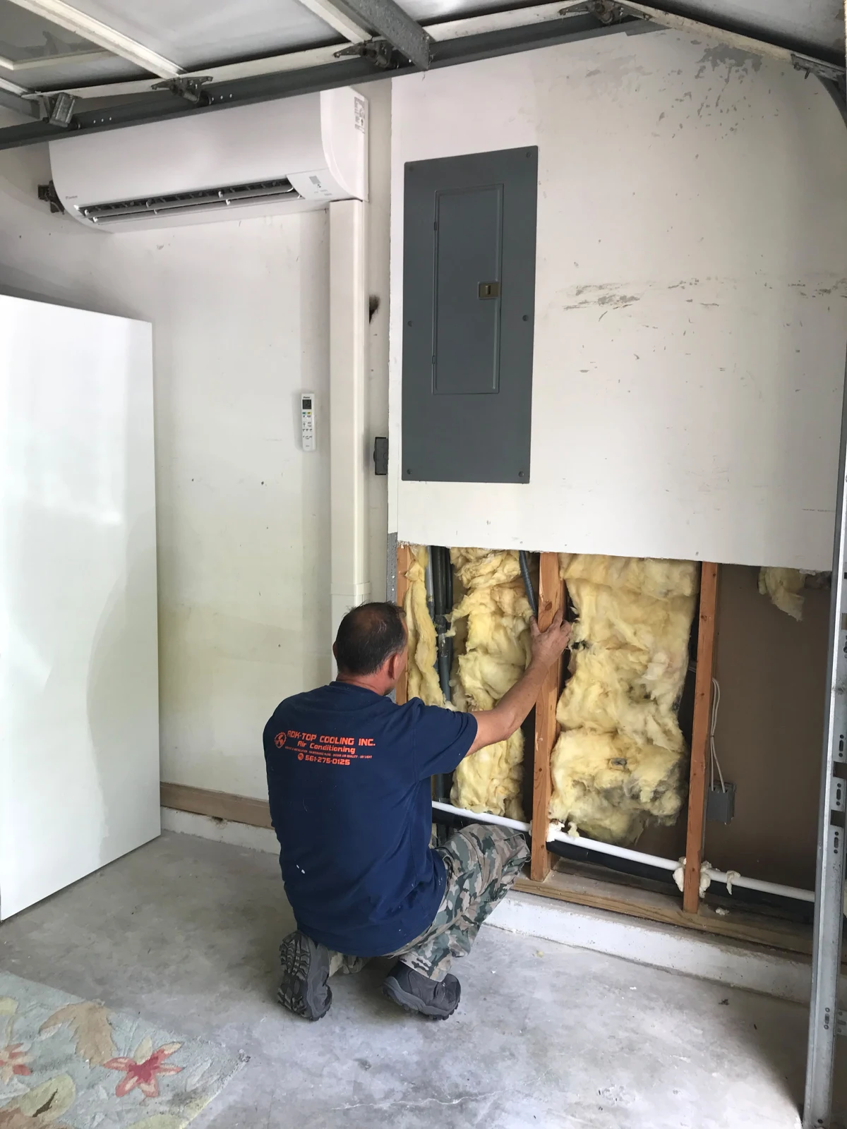 Residential system installation from AdK Top-Cooling’s project gallery